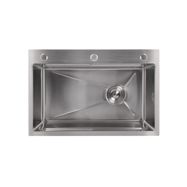 Мойка для кухни интегрированная Lidz Handmade H6845 Brushed Steel 3,0/1,0 мм LDH6845BRU49455 Мийка для кухні інтегрована Lidz Handmade H6845 Brushed Steel 3,0/1,0 мм LDH6845BRU49455