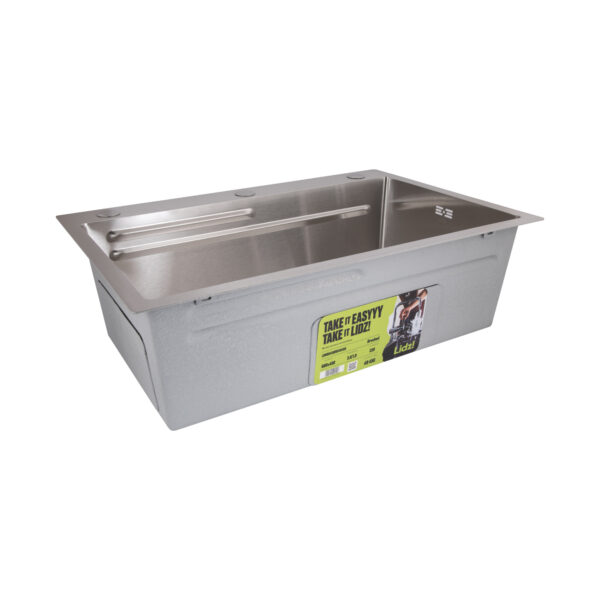Мойка для кухни интегрированная Lidz Handmade H6845 Brushed Steel 3,0/1,0 мм LDH6845BRU49455 Мийка для кухні інтегрована Lidz Handmade H6845 Brushed Steel 3,0/1,0 мм LDH6845BRU49455