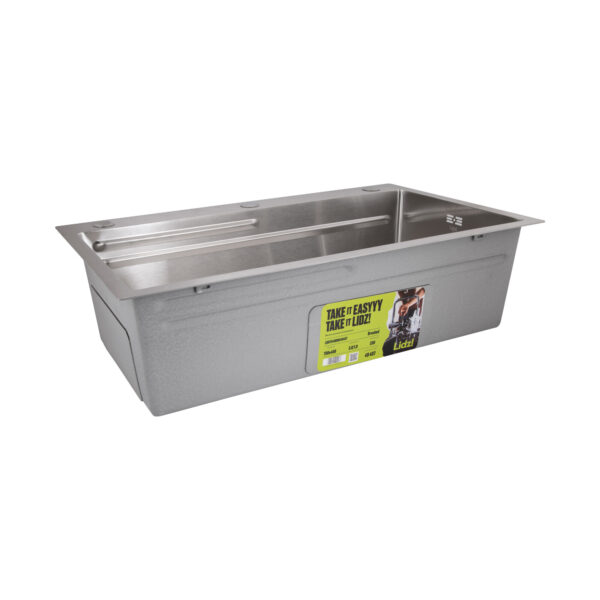 Мийка для кухні інтегрована Lidz Handmade H7545 Brushed Steel 3,0/1,0 мм LDH7545BRU49457 Мийка для кухні інтегрована Lidz Handmade H7545 Brushed Steel 3,0/1,0 мм LDH7545BRU49457