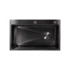 Мойка для кухни интегрированная Lidz Handmade H7545B Brushed Black PVD 3,0/1,0 мм LDH7545BRUBLM49458 Мийка для кухні інтегрована Lidz Handmade H7545B Brushed Black PVD 3,0/1,0 мм LDH7545BRUBLM49458