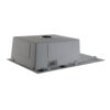 Мийка для кухні інтегрована Lidz Handmade Max 500 H7849R Brushed Steel, 3,0/1,0 мм, крило праворуч, збільшена чаша Мийка для кухні інтегрована Lidz Handmade Max 500 H7849R Brushed Steel, 3,0/1,0 мм, крило праворуч, збільшена чаша