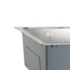 Мийка для кухні інтегрована Lidz Handmade Max 500 H7849R Brushed Steel, 3,0/1,0 мм, крило праворуч, збільшена чаша Мийка для кухні інтегрована Lidz Handmade Max 500 H7849R Brushed Steel, 3,0/1,0 мм, крило праворуч, збільшена чаша