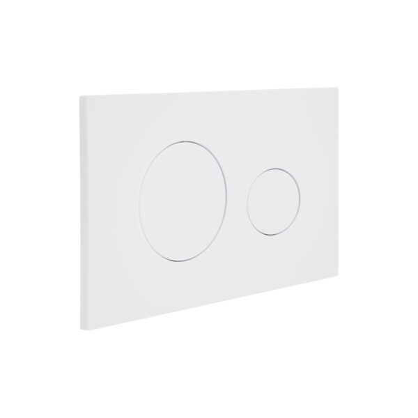 Клавіша змиву Qtap Standard 152x236x28 мм, White, кругла QTSTD164W49468 Клавіша змиву Qtap Standard 152x236x28 мм, White, кругла QTSTD164W49468