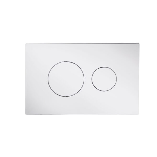 Клавіша змиву Qtap Standard 152x236x28 мм, Chrome, кругла QTSTD164CRM49469 Клавіша змиву Qtap Standard 152x236x28 мм, Chrome, кругла QTSTD164CRM49469