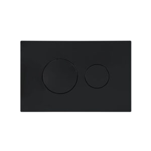 Клавіша змиву Qtap Standard 152x236x28 мм, Matt Black, кругла QTSTD164BLM49470 Клавіша змиву Qtap Standard 152x236x28 мм, Matt Black, кругла QTSTD164BLM49470