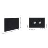 Клавіша змиву Qtap Standard 152x236x28 мм, Matt Black, кругла QTSTD164BLM49470 Клавіша змиву Qtap Standard 152x236x28 мм, Matt Black, кругла QTSTD164BLM49470