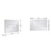 Клавіша змиву Qtap Standard 152x236x28 мм, Chrome, лінійна QTSTD164CRM49472 Клавіша змиву Qtap Standard 152x236x28 мм, Chrome, лінійна QTSTD164CRM49472