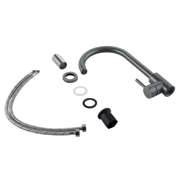 Змішувач для кухні Lidz Aria 015F (k35) LDARI015FGRP49559 Graphite Змішувач для кухні Lidz Aria 015F (k35) LDARI015FGRP49559 Graphite