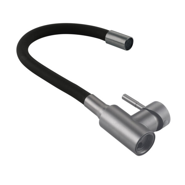 Змішувач для кухні Lidz Aria 015F3 (k35) з гнучким виливом LDARI015F3BGRP49564 Graphite/Black Змішувач для кухні Lidz Aria 015F3 (k35) з гнучким виливом LDARI015F3BGRP49564 Graphite/Black