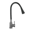 Смеситель для кухни Lidz Aria 015F31 (k35) с гибким изливом LDARI015F31BGRP49566 Graphite/Black Змішувач для кухні Lidz Aria 015F31 (k35) з гнучким виливом LDARI015F31BGRP49566 Graphite/Black