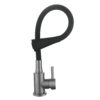 Смеситель для кухни Lidz Aria 015F31 (k35) с гибким изливом LDARI015F31BGRP49566 Graphite/Black Змішувач для кухні Lidz Aria 015F31 (k35) з гнучким виливом LDARI015F31BGRP49566 Graphite/Black