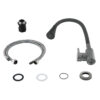 Смеситель для кухни Lidz Aria 015F31 (k35) с гибким изливом LDARI015F31BGRP49566 Graphite/Black Змішувач для кухні Lidz Aria 015F31 (k35) з гнучким виливом LDARI015F31BGRP49566 Graphite/Black