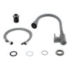 Смеситель для кухни Lidz Aria 015F31 (k35) с гибким изливом LDARI015F31GGRP49567 Graphite/Grey Змішувач для кухні Lidz Aria 015F31 (k35) з гнучким виливом LDARI015F31GGRP49567 Graphite/Grey