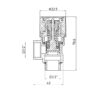 Клапан предохранительный 1/2"ВЗ (2.5 бар) Thermo Alliance Standart TAS24425 Клапан запобіжний 1/2"ВЗ (2.5 бар) Thermo Alliance Standart TAS24425