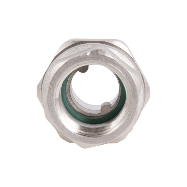 Згон-американка Thermo Alliance Forte 1/2"ВЗ никелированный, прямой, под плоскую прокладку TAFG190W15 Згін-американка Thermo Alliance Forte 1/2"ВЗ нікельований, прямий, під плоску прокладку TAFG190W15