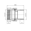 Згон-американка Thermo Alliance Forte 1 1/4"ВЗ никелированный, прямой, под плоскую прокладку TAFG190W32 Згін-американка Thermo Alliance Forte 1 1/4"ВЗ нікельований, прямий, під плоску прокладку TAFG190W32