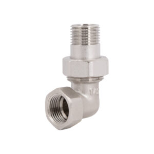 Згон-американка Thermo Alliance Forte 1/2"ВЗ никелированный, угловой, под плоскую прокладку TAFG191W15 Згін-американка Thermo Alliance Forte 1/2"ВЗ нікельований, кутовий, під плоску прокладку TAFG191W15