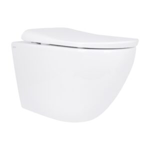 Унітаз підвісний Qtap Robin ML Ultra Quiet 490x365x325 мм, з сидінням Soft-close MagLock, White QTROBML26W49621 Унітаз підвісний Qtap Robin ML Ultra Quiet 490x365x325 мм, з сидінням Soft-close MagLock, White QTROBML26W49621