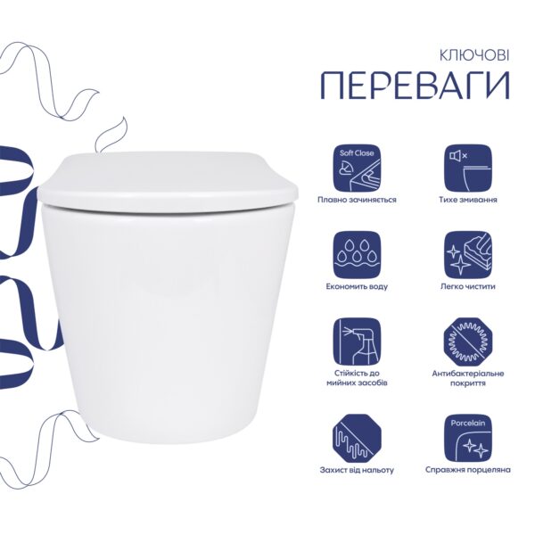 Унітаз підвісний Qtap Scorpio ML Ultra Quiet 520x365x365 мм, з сидінням Soft-close MagLock, White QTSCOML26W49624 Унітаз підвісний Qtap Scorpio ML Ultra Quiet 520x365x365 мм, з сидінням Soft-close MagLock, White QTSCOML26W49624