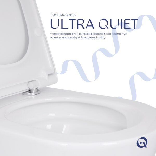 Унітаз підвісний Qtap Scorpio ML Ultra Quiet 520x365x365 мм, з сидінням Soft-close MagLock, White QTSCOML26W49624 Унітаз підвісний Qtap Scorpio ML Ultra Quiet 520x365x365 мм, з сидінням Soft-close MagLock, White QTSCOML26W49624