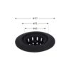 Сетка для сифона Lidz Acsis LA27 Black, силиконовая, 117х117х37 мм LDACS33BLM49775 Сітка для сифона Lidz Acsis LA27 Black, силіконова, 117х117х37 мм LDACS33BLM49775