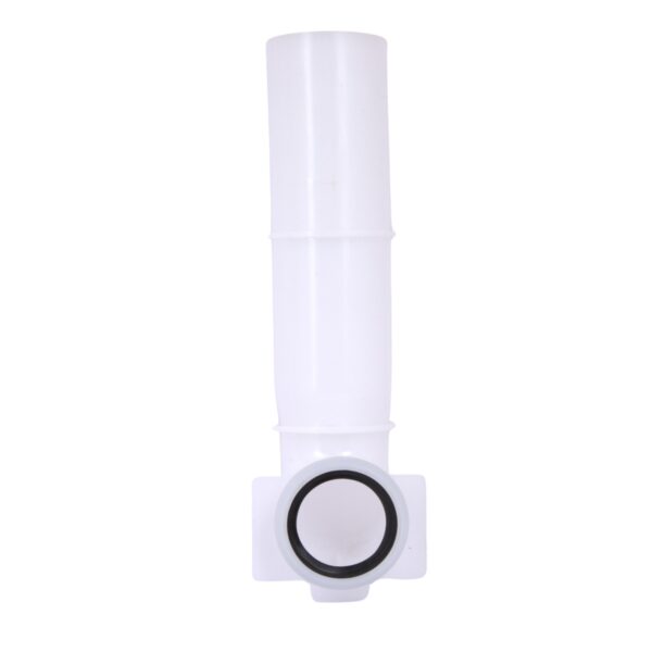 Кутова трубка змиву Qtap 82х74х262 мм White для інсталяції Standard QTSTD167W49807