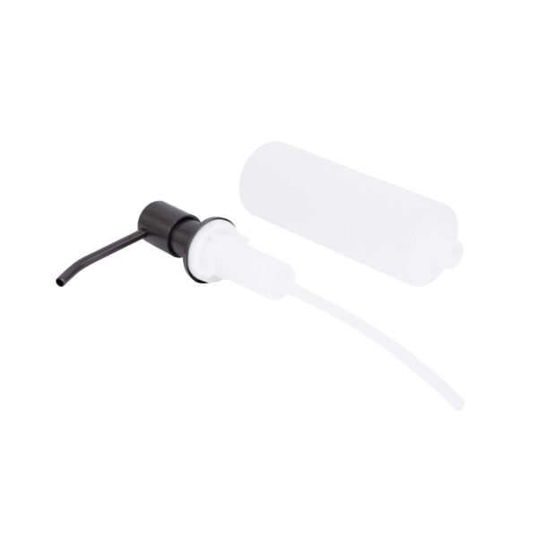 Дозатор для миючого засобу Lidz Acsis LA30 Brushed Black PVD, круглий LDACSLA30BLM49827 Дозатор для миючого засобу Lidz Acsis LA30 Brushed Black PVD, круглий LDACSLA30BLM49827