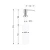 Дозатор для миючого засобу Lidz Acsis LA29 Brushed Steel, круглий LDACSLA29BRU49828 Дозатор для миючого засобу Lidz Acsis LA29 Brushed Steel, круглий LDACSLA29BRU49828