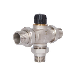 Кран триходовий розподільний без термоголовки Thermo Alliance Forte (M30x1,5; 30-70°С) 1" (11/4") TAF362W2532