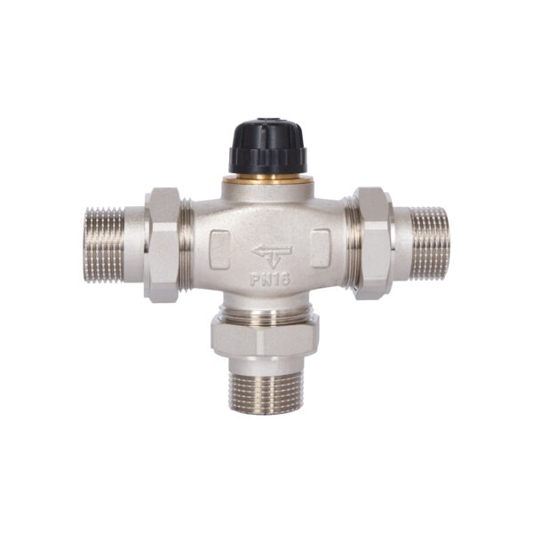 Кран триходовий розподільний без термоголовки Thermo Alliance Forte (M30x1,5; 30-70°С) 1" (11/4") TAF362W2532 Кран триходовий розподільний без термоголовки Thermo Alliance Forte (M30x1,5; 30-70°С) 1" (11/4") TAF362W2532