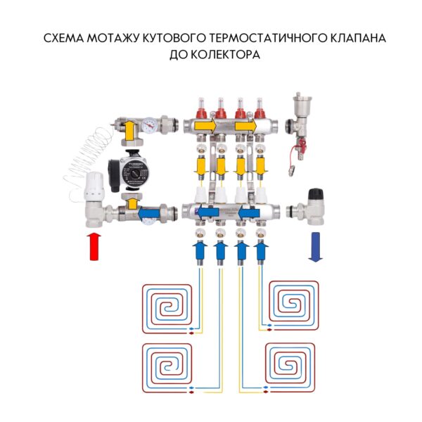 Клапан кутовий термостатичний з підвищеною прохідністю Thermo Alliance Forte (Kvs - 3,8 m3/h) 3/4" TAF0020W25 Клапан кутовий термостатичний з підвищеною прохідністю Thermo Alliance Forte (Kvs - 3,8 m3/h) 3/4" TAF0020W25