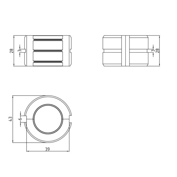 Насадка Thermo Alliance для інструменту під прес-фітинг U-подібна 25 STD-402U25