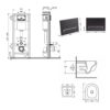 Готовое решение Qtap для ванной комнаты: подвесной унитаз Taurus Ultra Quiet 515×360×350 + комплект инсталляции Nest 4 в 1 (линейная Готове рішення Qtap для ванної кімнати: підвісний унітаз Taurus Ultra Quiet 515×360×350 + комплект інсталяції Nest 4 в 1 (лінійна
