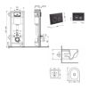 Готовое решение Qtap для ванной комнаты: подвесной унитаз Taurus Ultra Quiet 515×360×350 + комплект инсталляции Nest 4 в 1 (круглая Готове рішення Qtap для ванної кімнати: підвісний унітаз Taurus Ultra Quiet 515×360×350 + комплект інсталяції Nest 4 в 1 (кругла