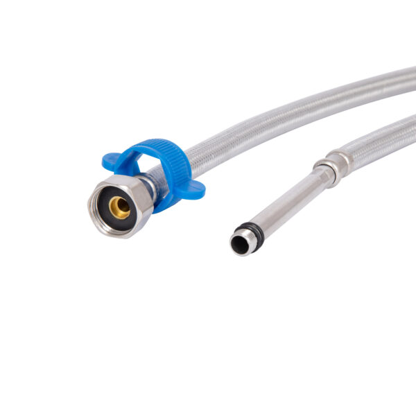 Шланг для смесителя Thermo Alliance Standart 60 см, нерж. оплетка в силиконе, М10x1/2"В длинный (пара) TAS391W60L Шланг для змішувача Thermo Alliance Standart 60 см, нерж. обплетення в силіконі, М10x1/2"В довгий (пара) TAS391W60L