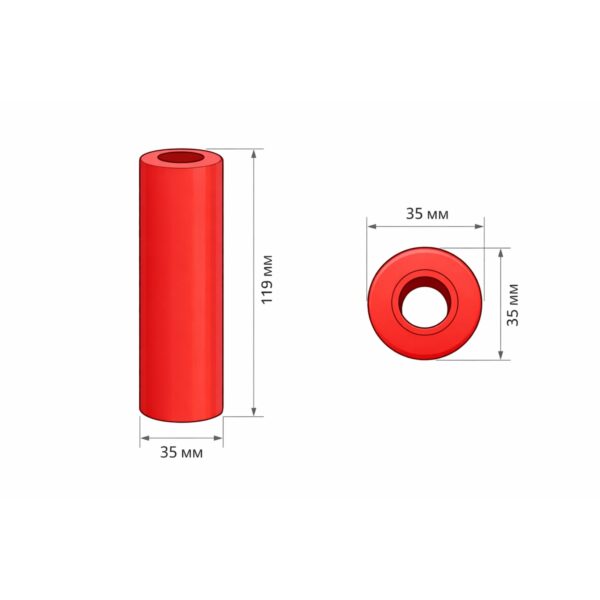 Захисна втулка Thermo Alliance Standart на теплоізоляцію для труби 16 мм (червона) Захисна втулка Thermo Alliance Standart на теплоізоляцію для труби 16 мм (червона)