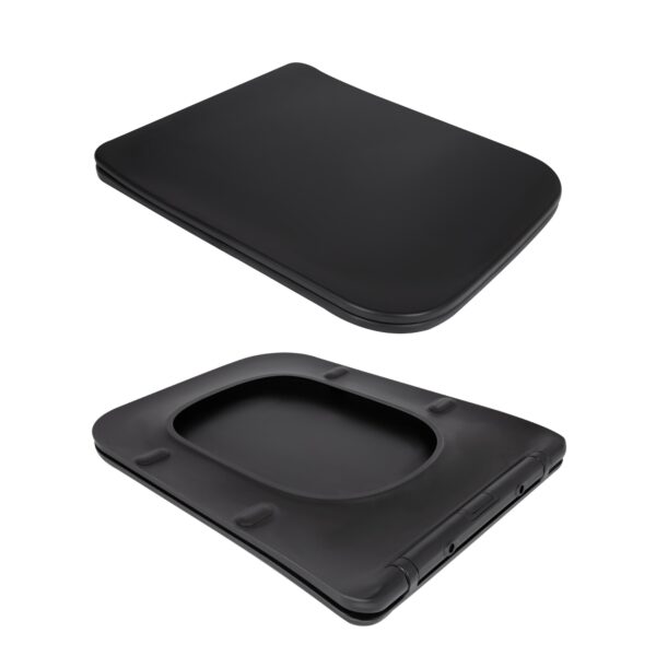 Унітаз підвісний Qtap Gemini Ultra Quiet 485×340×350 мм, Matt Black, з сидінням Slim Duroplast / Soft-close / Quick Release Унітаз підвісний Qtap Gemini Ultra Quiet 485×340×350 мм, Matt Black, з сидінням Slim Duroplast / Soft-close / Quick Release