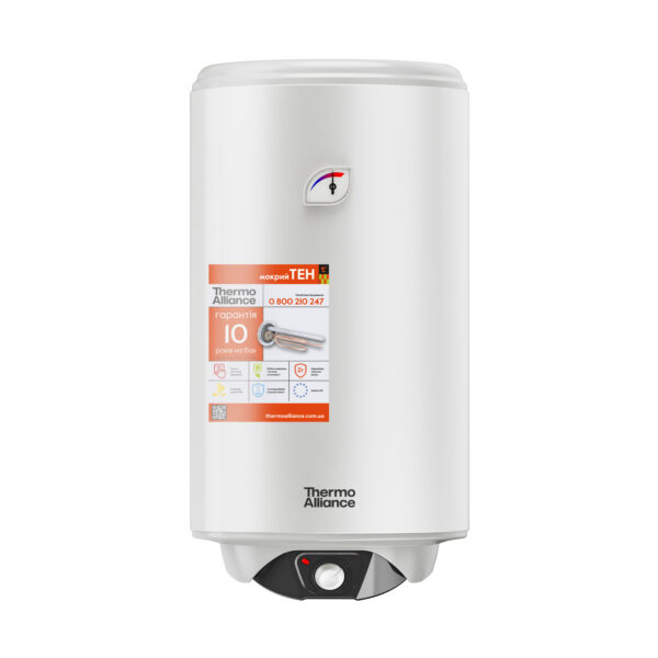 Водонагрівач електричний Thermo Alliance Spectra 80 л вертикальний, мокрий ТЕН 2,0 кВт, d 435 мм Водонагрівач електричний Thermo Alliance Spectra 80 л вертикальний, мокрий ТЕН 2,0 кВт, d 435 мм