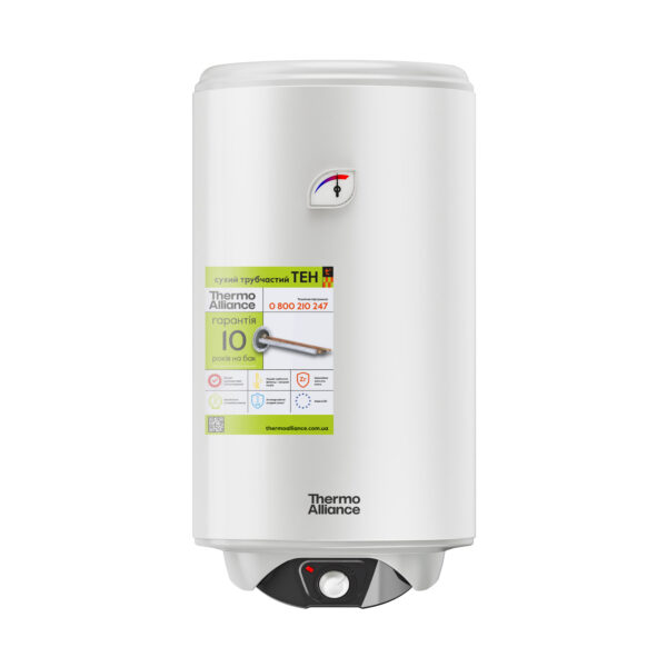 Водонагрівач електричний Thermo Alliance Spectra 80 л вертикальний, сухі ТЕНи 2,0 кВт, d 435 мм Водонагрівач електричний Thermo Alliance Spectra 80 л вертикальний, сухі ТЕНи 2,0 кВт, d 435 мм