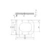 Сидіння для унітаза Qtap (Cardinal 620), White, з мікроліфтом Slim Duroplast, Quick Release QTSC179W50766
