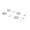 Сидіння для унітаза Qtap (Cardinal 620), White, з мікроліфтом Slim Duroplast, Quick Release QTSC179W50766