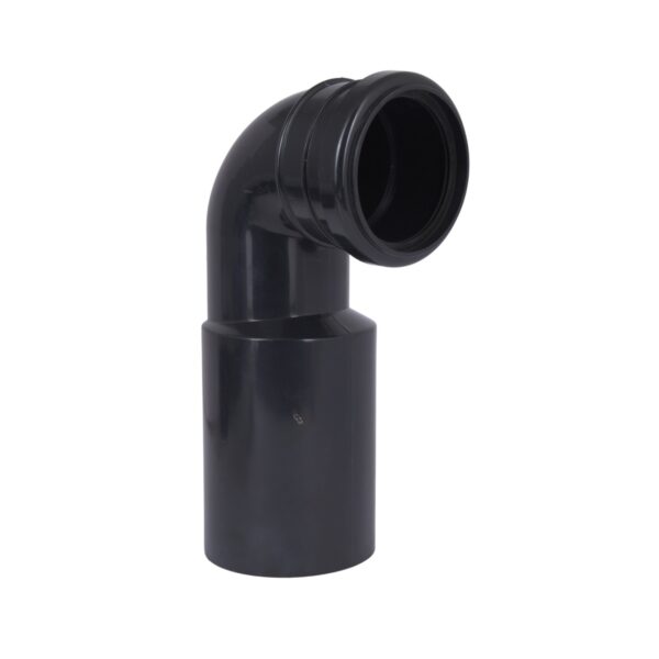 Патрубок Qtap сливной угловой DN90 112х158х304 мм для инсталляции Standard QTSTD167BL50800 Патрубок Qtap зливний кутовий DN90 112х158х304 мм для інсталяції Standard QTSTD167BL50800