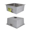 Акционный набор Lidz: мойка Handmade H4843 Brushed 3,0/1,0 мм + K01G Корзина для кухонной мойки Акційний набір Lidz: мийка Handmade H4843 Brushed 3,0/1,0 мм + K01G Корзина для кухонной мойки