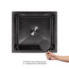 Акційний набір Lidz: мийка Handmade H4843 Black PVD 3,0/1,0 мм + K01B Корзина для кухонной мойки Акційний набір Lidz: мийка Handmade H4843 Black PVD 3,0/1,0 мм + K01B Корзина для кухонной мойки