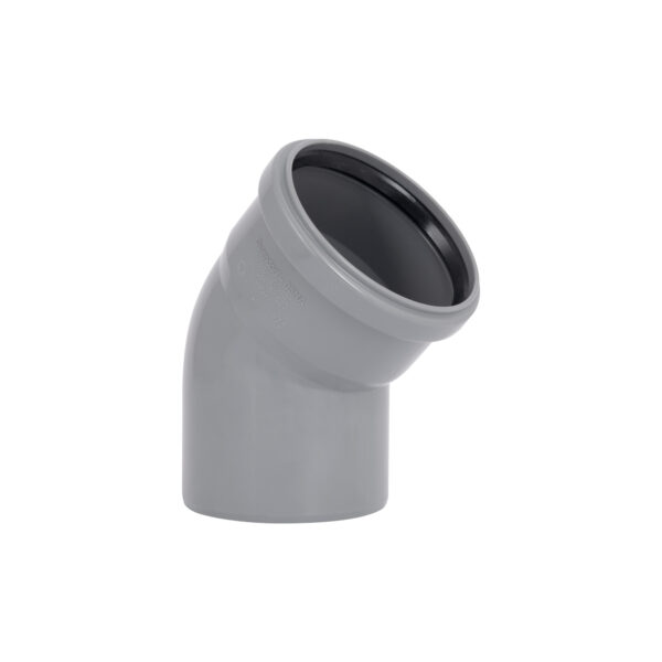 Коліно каналізаційне Ostendorf-OSMA HT-System PLUS d110×45° Коліно каналізаційне Ostendorf-OSMA HT-System PLUS d110×45°