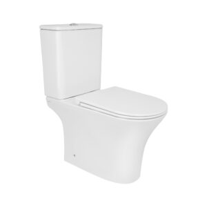 Унитаз напольный Qtap Presto безобідковий з сідінням Soft-close QTPRE27W51022 Унитаз напольный Qtap Presto безобідковий з сідінням Soft-close QTPRE27W51022