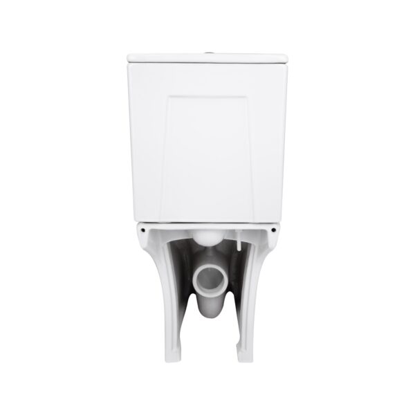 Унитаз напольный Qtap Presto безобідковий з сідінням Soft-close QTPRE27W51022