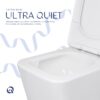 Унітаз підлоговий Qtap Crow Ultra Quiet безобідковий з сідінням Soft-close QTCRO27W51028 Унітаз підлоговий Qtap Crow Ultra Quiet безобідковий з сідінням Soft-close QTCRO27W51028