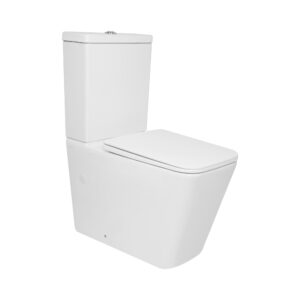 Унітаз підлоговий Qtap Crow Eco Ultra Quiet безобідковий з сідінням Soft-close QTCRO27W51030 Унітаз підлоговий Qtap Crow Eco Ultra Quiet безобідковий з сідінням Soft-close QTCRO27W51030
