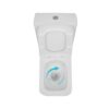 Унитаз напольный Qtap Crow Eco Ultra Quiet безободковый с ягодением Soft-close QTCRO27W51030 Унітаз підлоговий Qtap Crow Eco Ultra Quiet безобідковий з сідінням Soft-close QTCRO27W51030